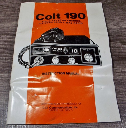 Radio colt 190 vintage - cb,